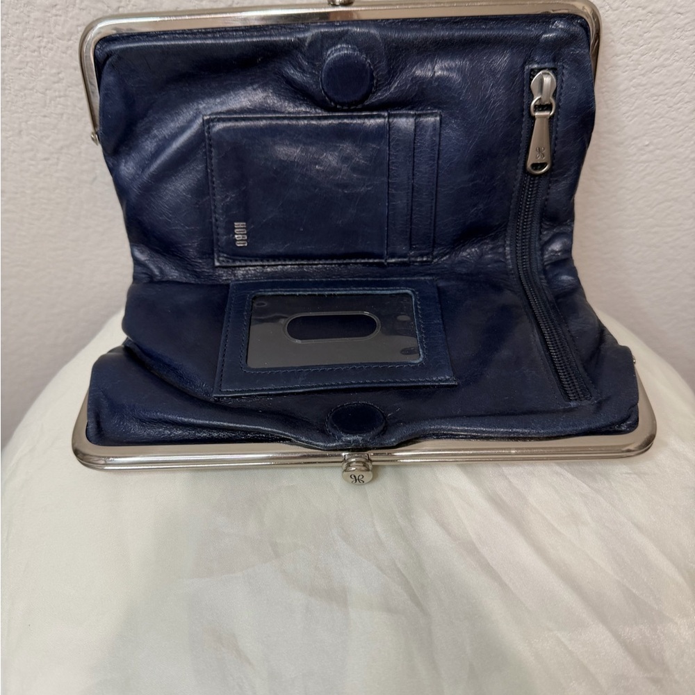 HOBO Midnight Blue Leather Wallet - Picture 2 of 7